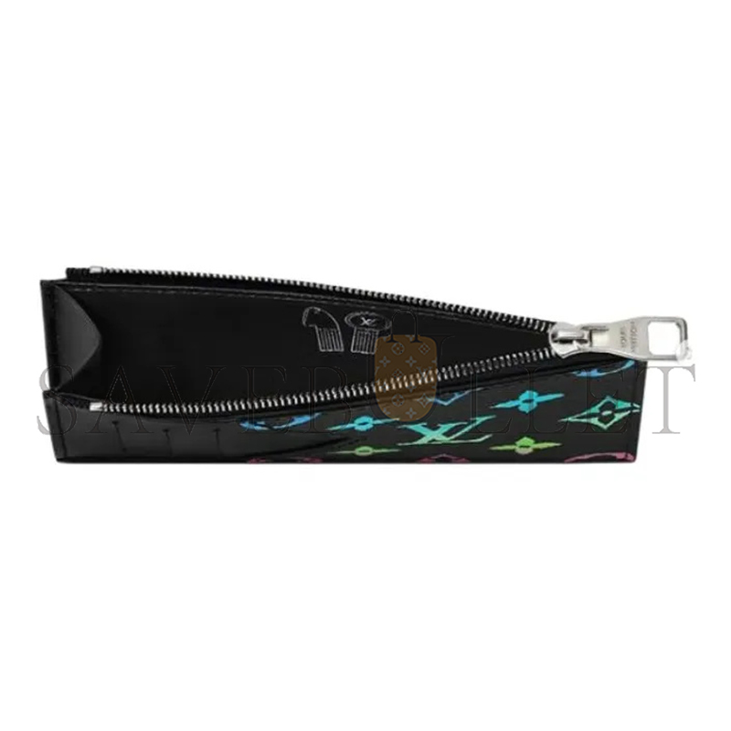 l**is V*t*n murakami victor monogram mutation wallet black m12641 (14.5*8cm)